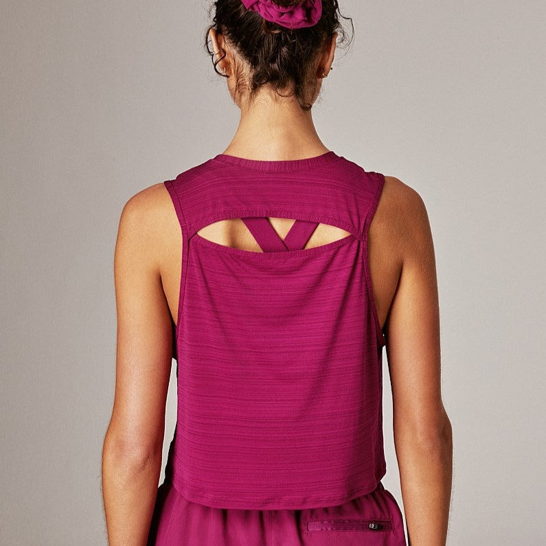 Running Bare Cosmic Allure Crop Workout Tank