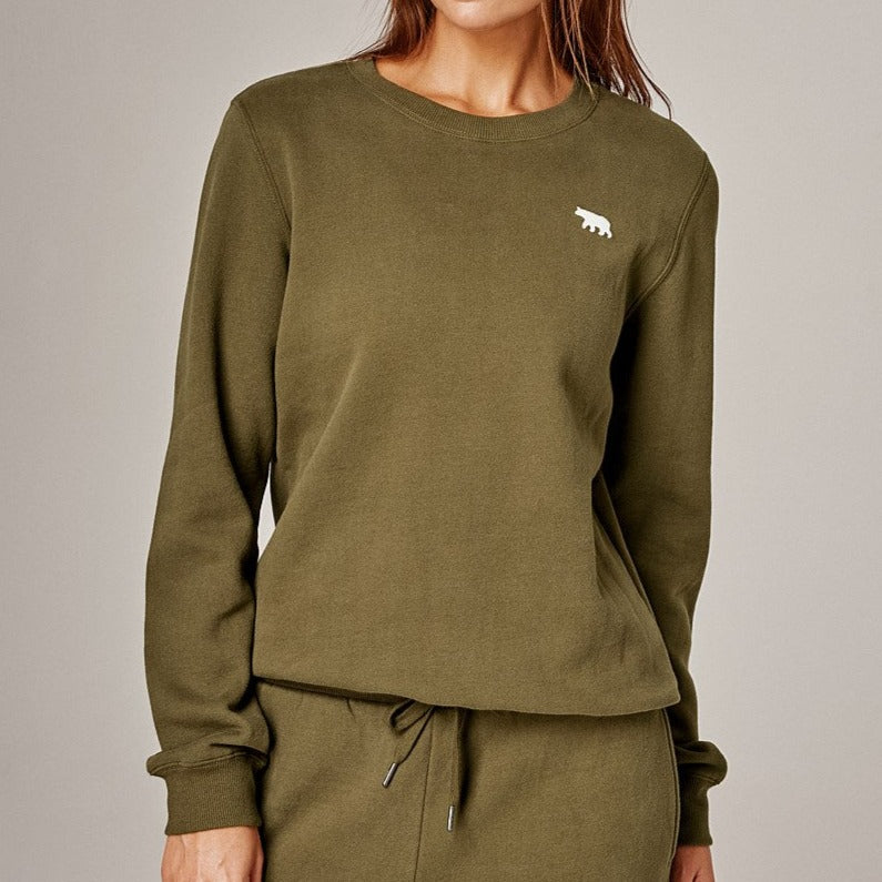Running Bare team crew neck sweatshirt