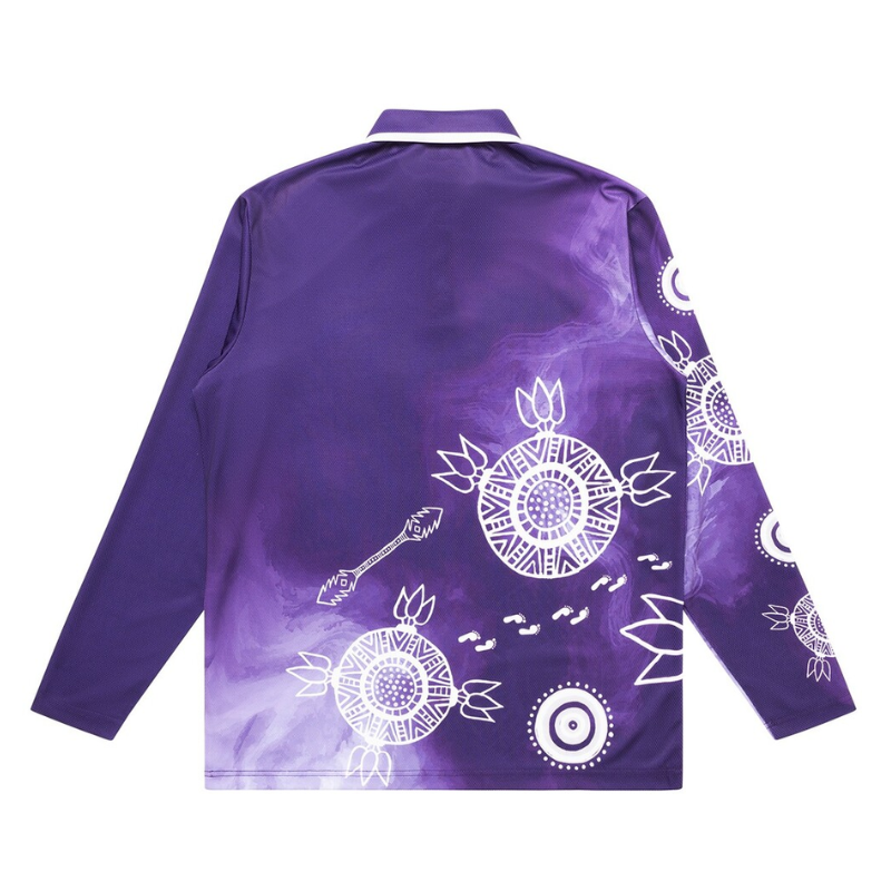 AFL Indig LS Training Polo Freo