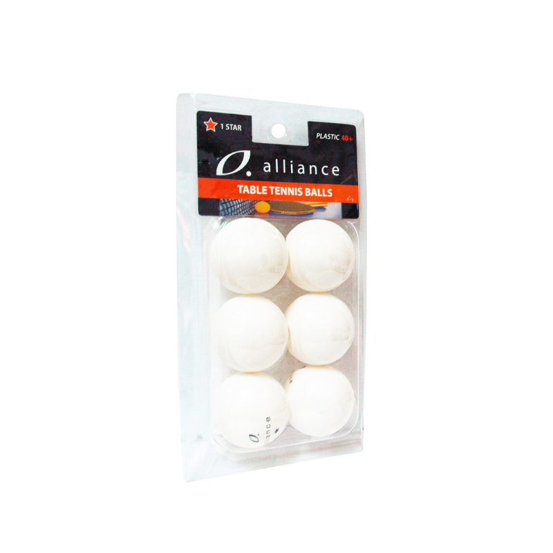 Alliance Table Tennis Balls 40+ Abs - 1 Star White
