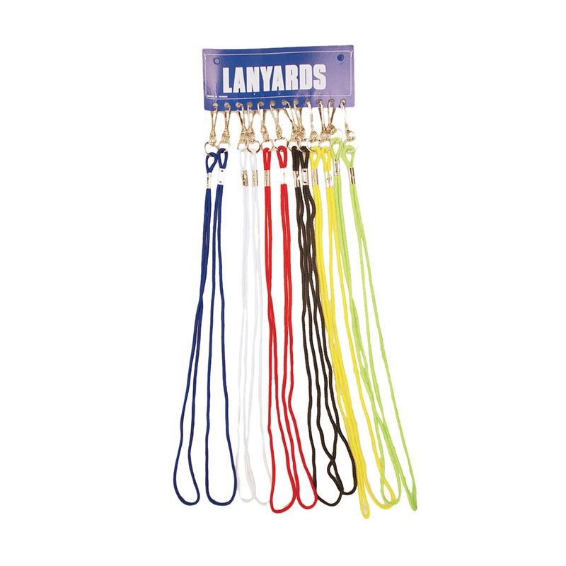 Patrick Whistle Lanyards Card Of 12