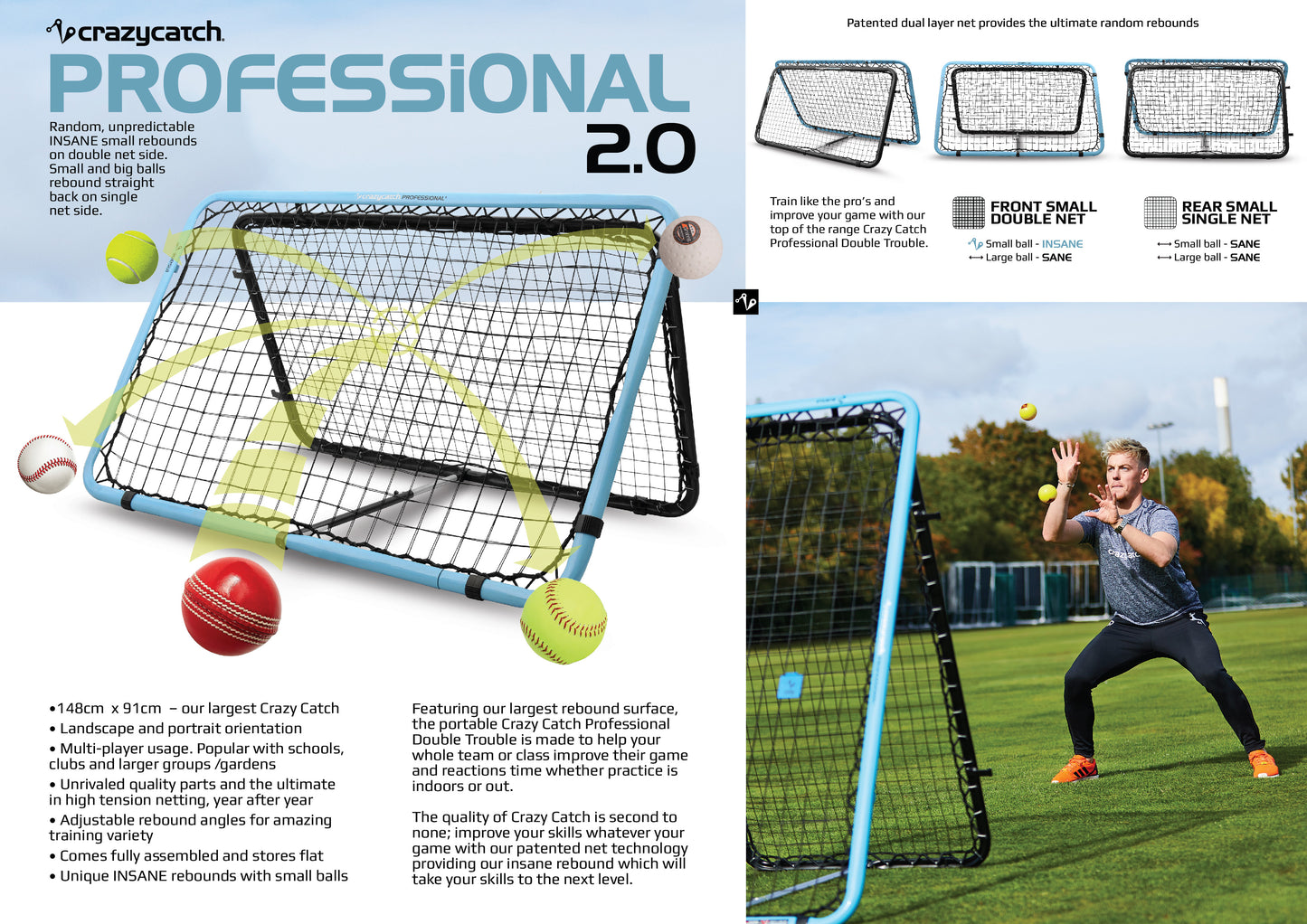 Crazy Catch Professional 2.0 Rebounder