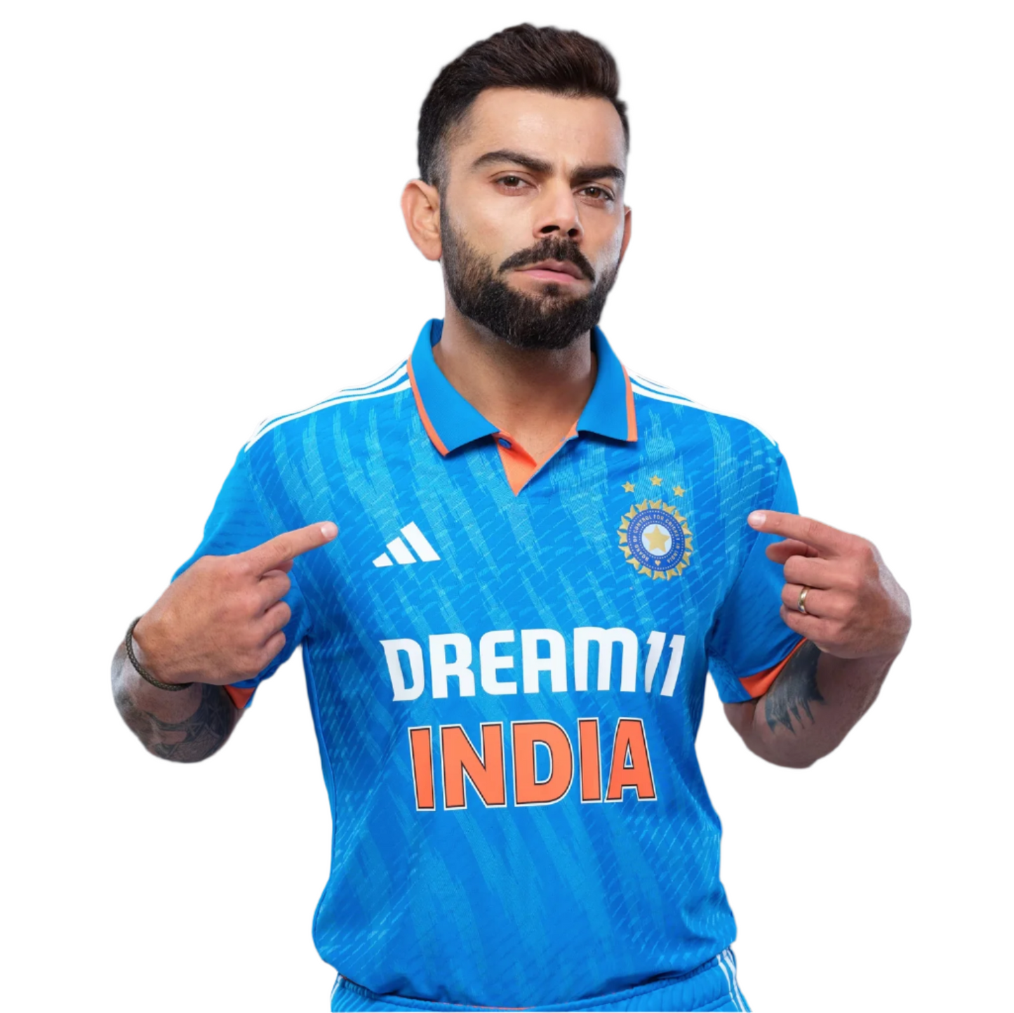 Adidas India ODI Shirt