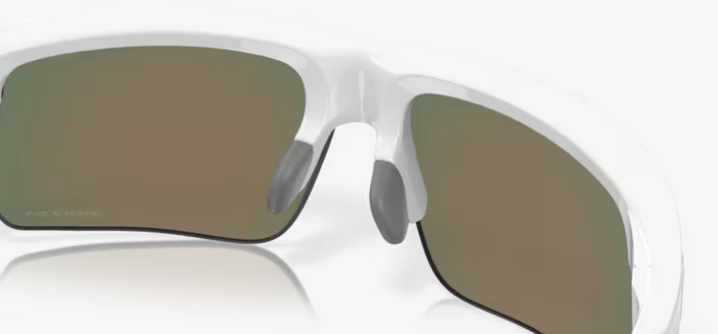 Oakley Bisphaera Polished White W/ Prizm Ruby