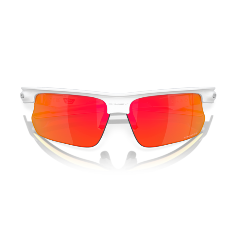 Oakley Bisphaera Polished White W/ Prizm Ruby