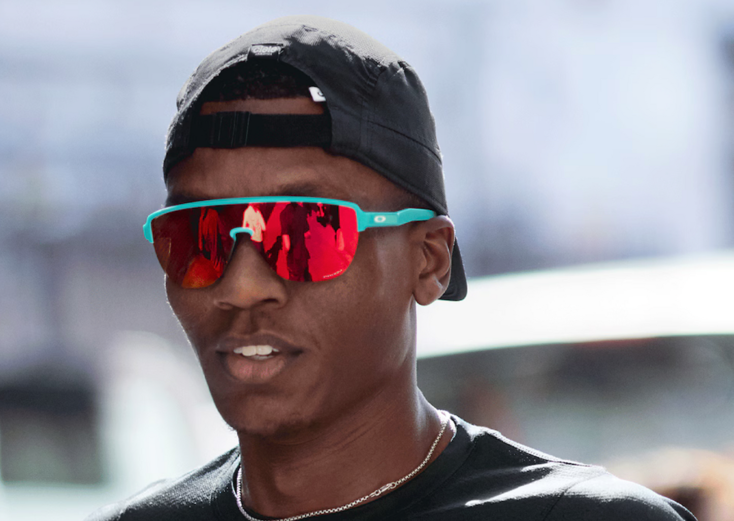 Oakley Corridor Matte Celeste W/ Prizm Ruby