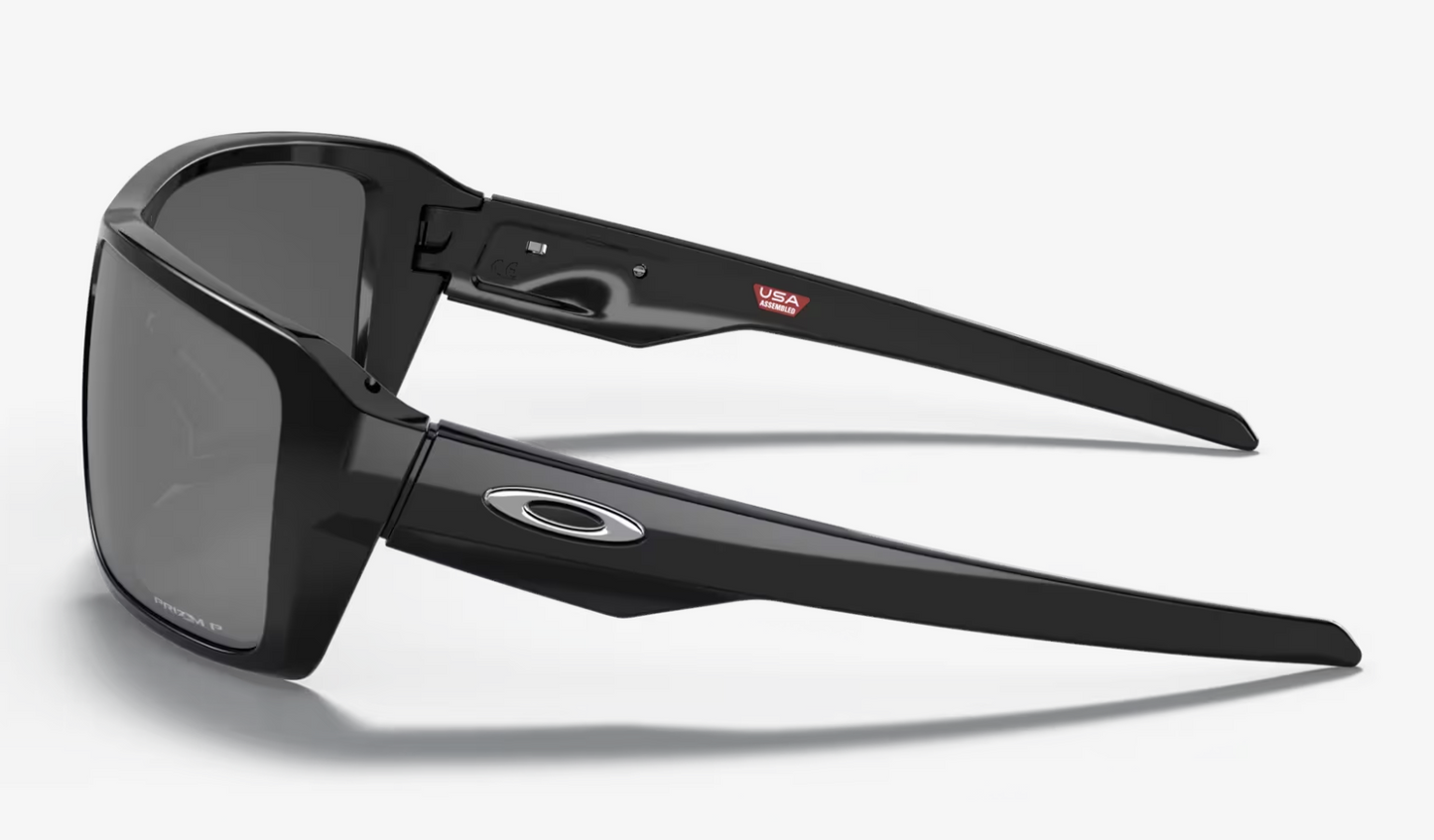 Oakley Double Edge Polished Black W/ Prizm Black Polarized