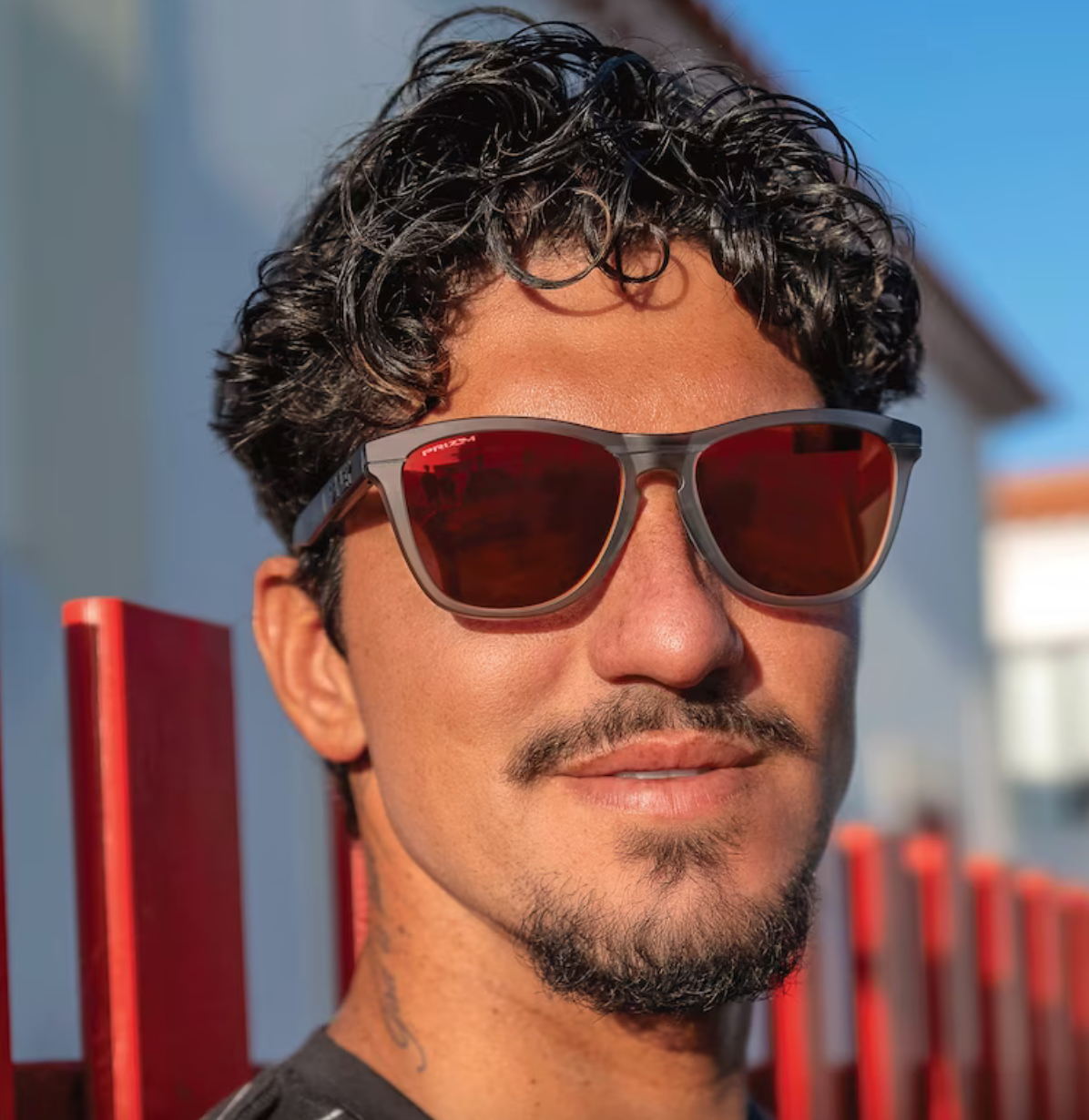 Oakley Frogskins Rng MtGrySmk w/ Prizm Ruby