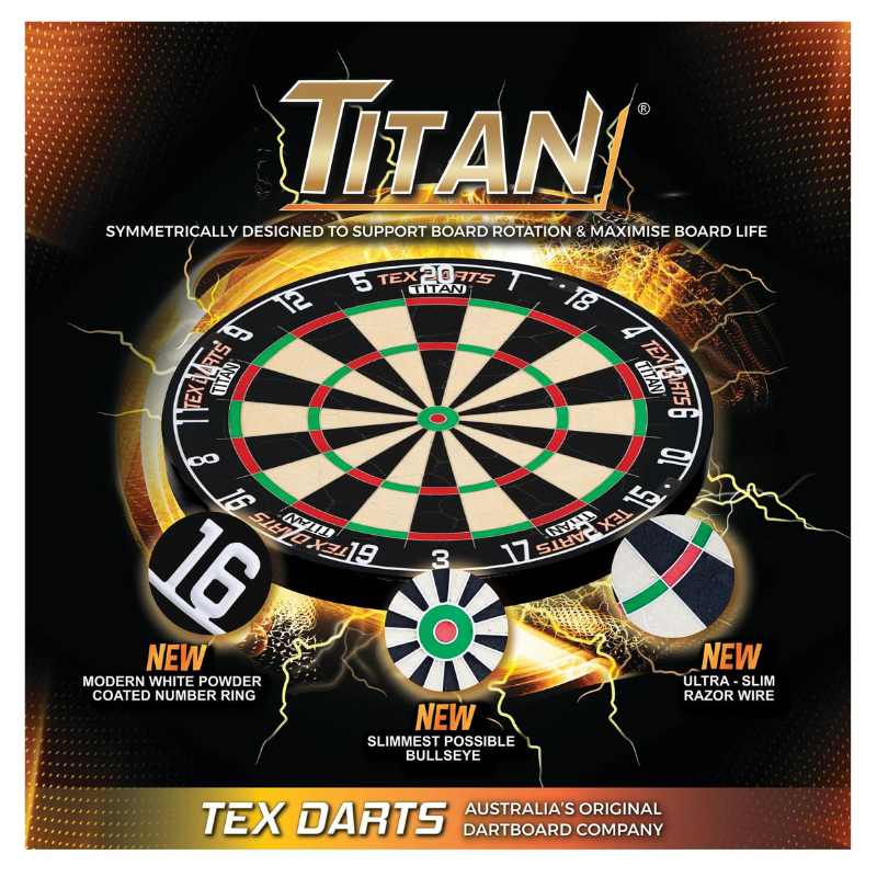 Tex Darts Titan Dartboard