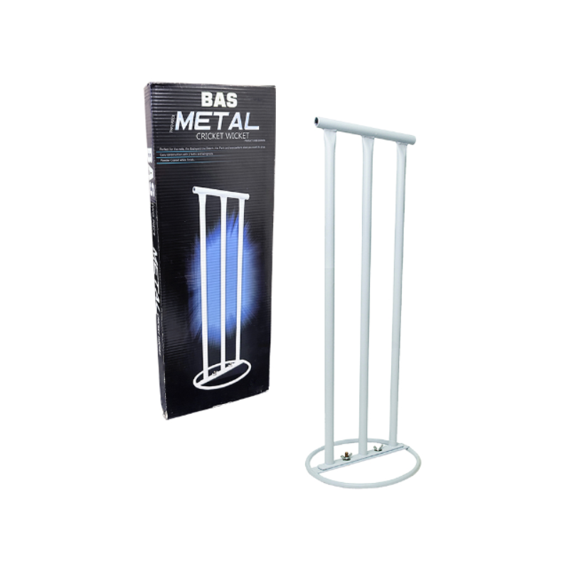 Bas Metal Cricket Wickets Two Piece Deluxe