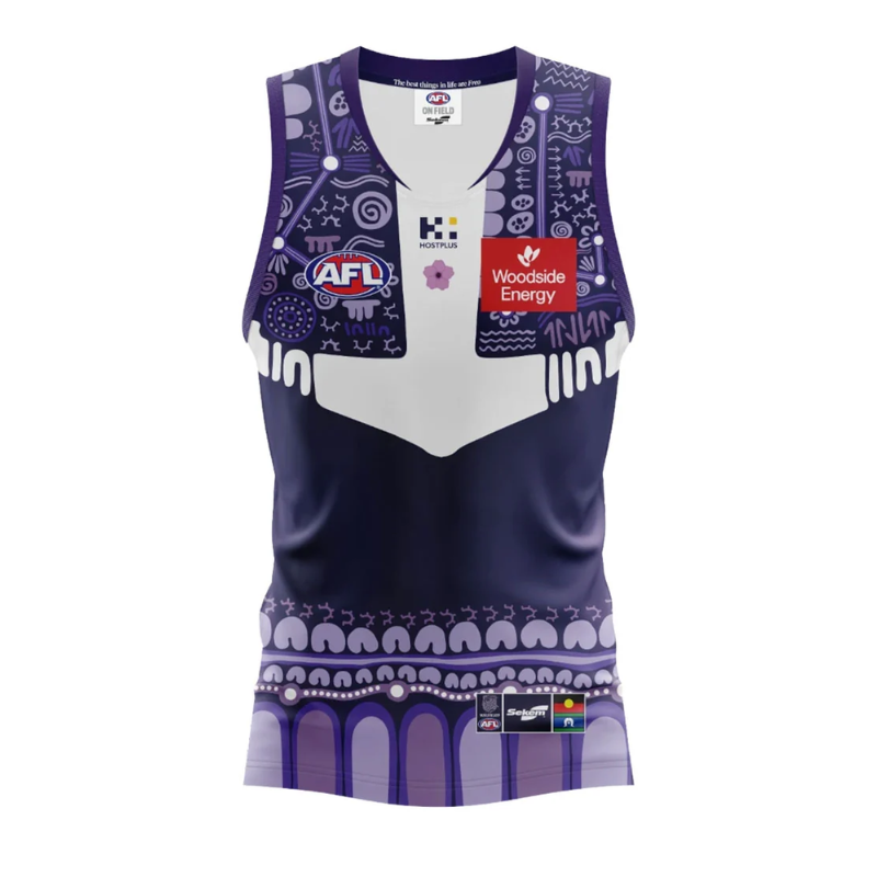 Burley Sekem Youth Home Indig. Jumper Ss On Field Fremantle