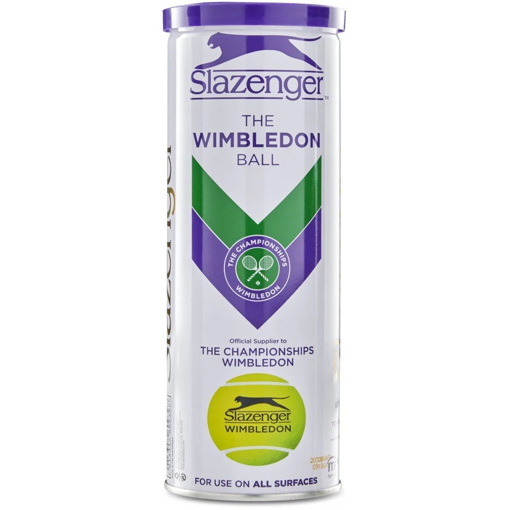 Slazenger Wimbledon Grasscourt 3 Ball TIN