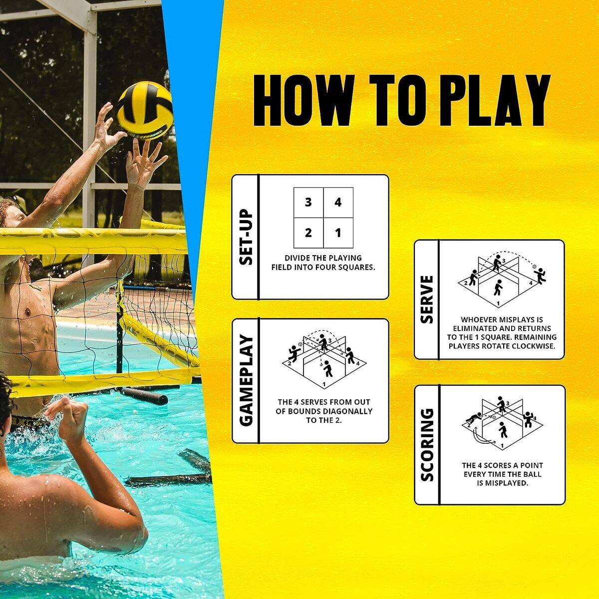 Crossnet H2O Pool 4Square