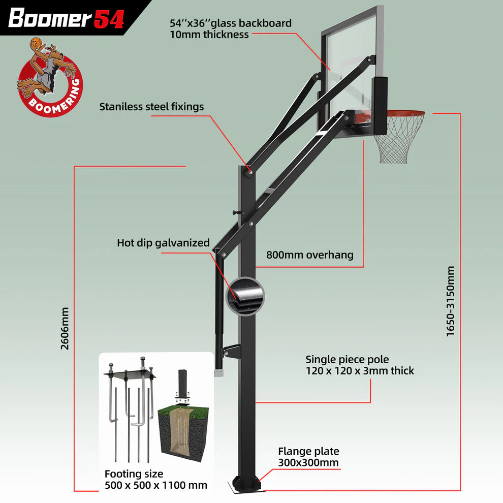 Boomer 54 Inground System