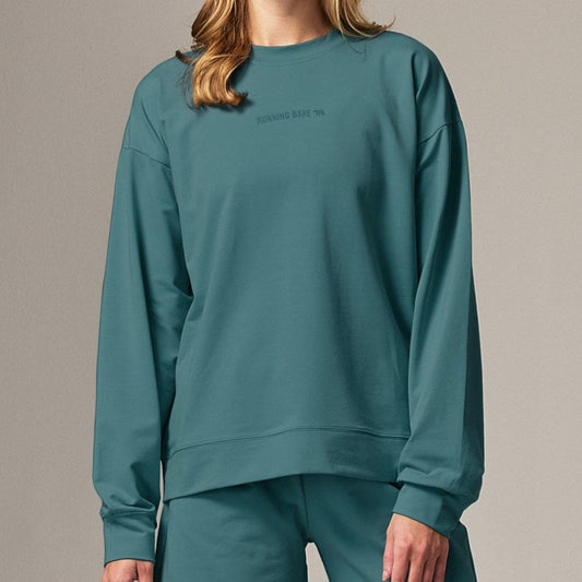 Running Bare laid back crew neck sweat