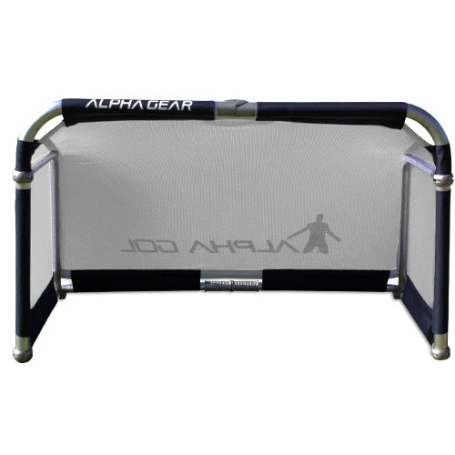 Alpha Gear 4Ft X 2.5Ft Elite Aluminium Folding Goal Rubber Base Pads Single