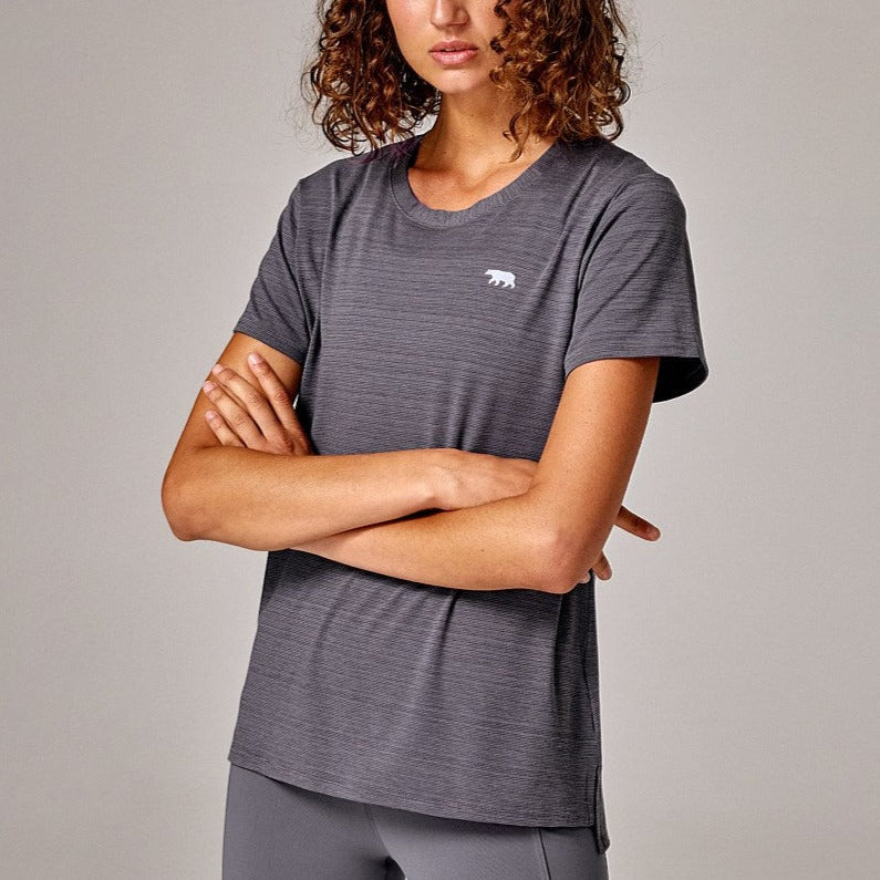 Running Bare Always Crew Workout Tee
