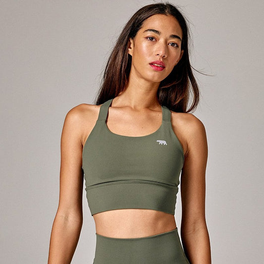 Running Bare Power Up Long Line Sports Bra