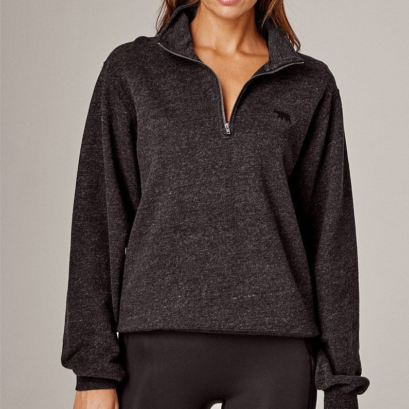 Running Bare Legacy Funnel Neck 1/2 Zip Sweatshirt