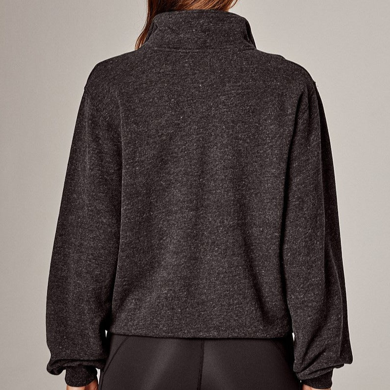 Running Bare Legacy Funnel Neck 1/2 Zip Sweatshirt