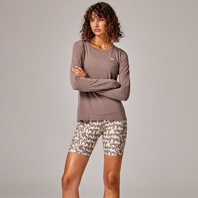 Running Bare Dante L/S Workout Tee W/Thumbholes
