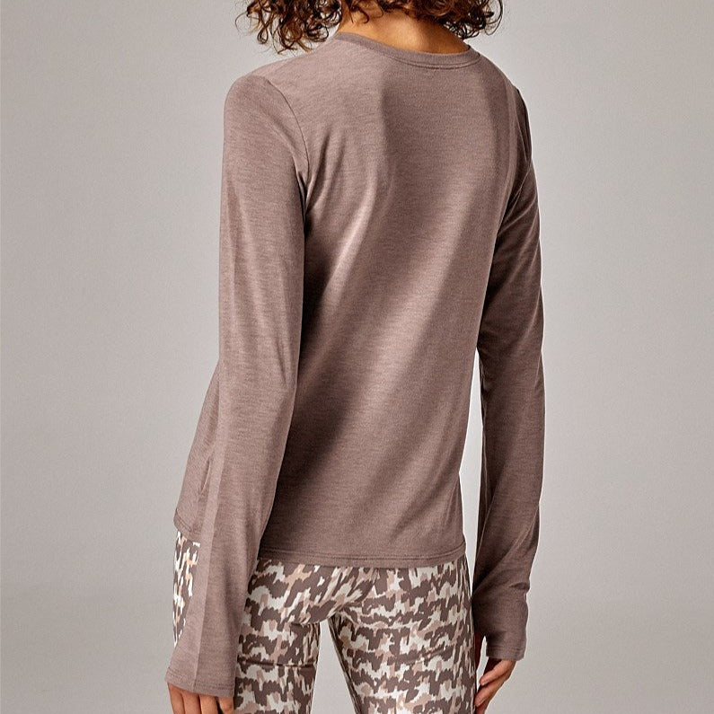 Running Bare Dante L/S Workout Tee W/Thumbholes