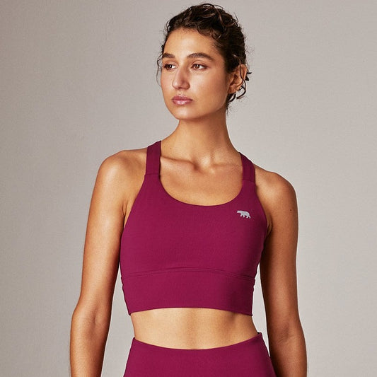 Running Bare Power Up Long Line Sports Bra (High Support)