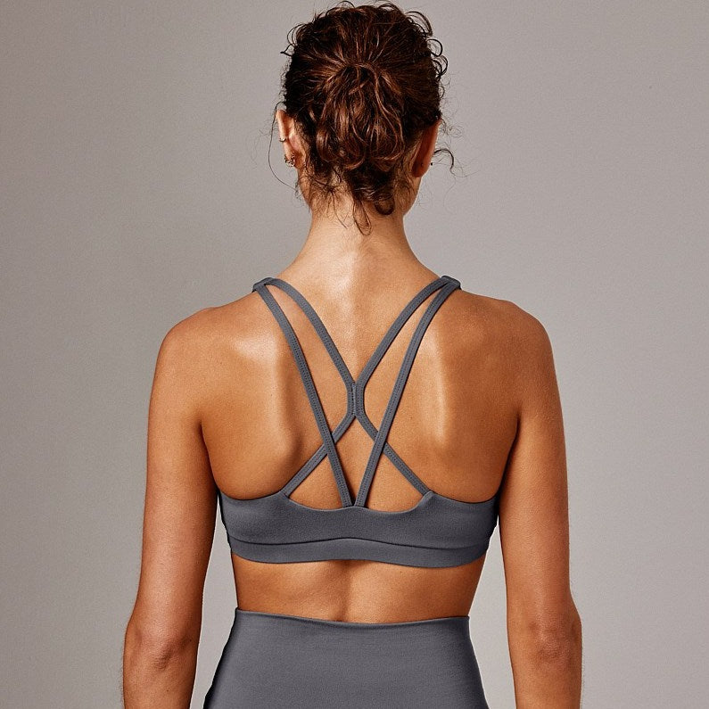 Running Bare Apex Push Up Sports Bra (Mid Support)