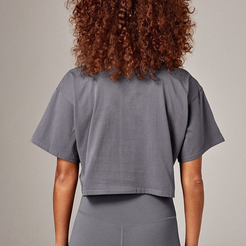 Running Bare Street Style Crop Tee