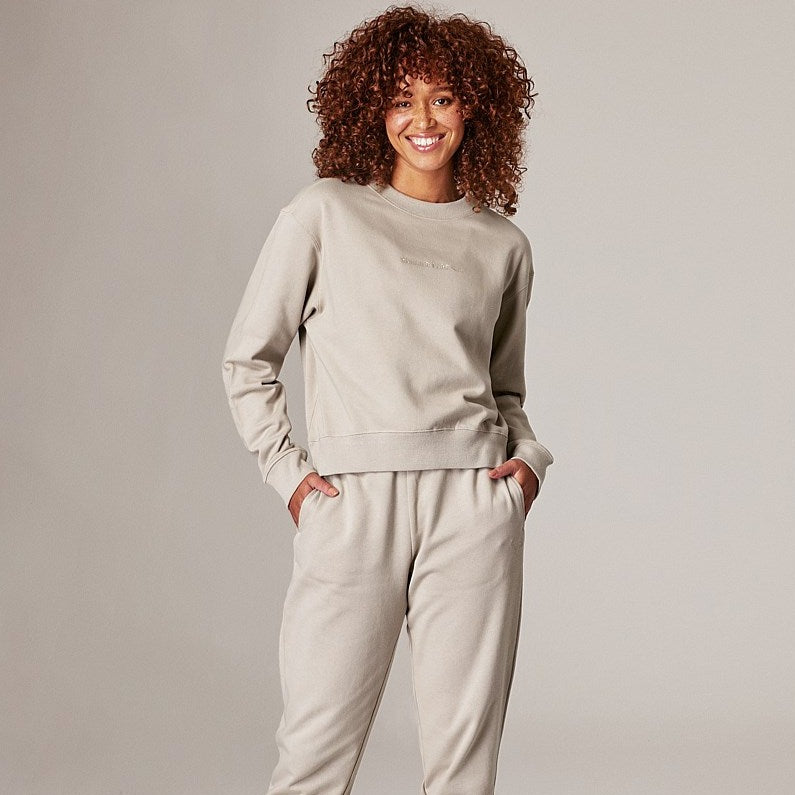 Running Bare Legacy Crew Neck Crop Sweatshirt