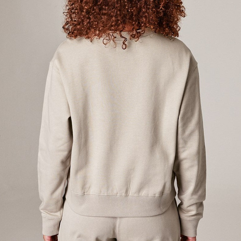 Running Bare Legacy Crew Neck Crop Sweatshirt