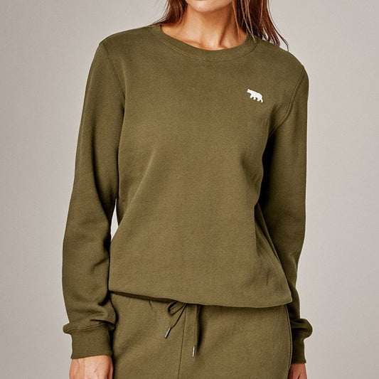 Running Bare team crew neck sweatshirt