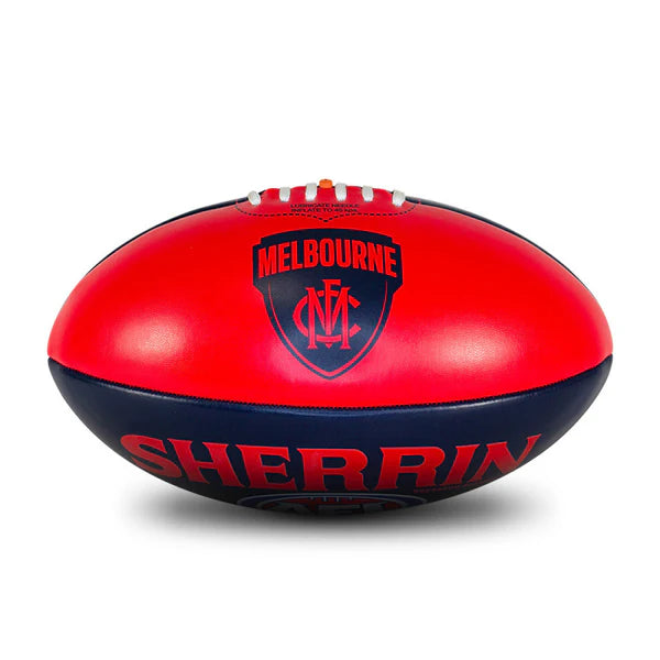 Sherrin AFL Grass Surface PVC Autograph - Melbourne Demons