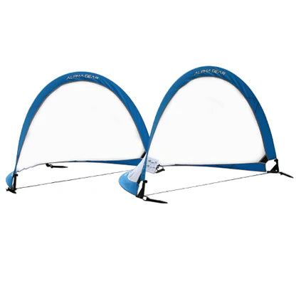 Alpha Gear 2.5Ft Pop Up Goals - 2 In One Carry Bag