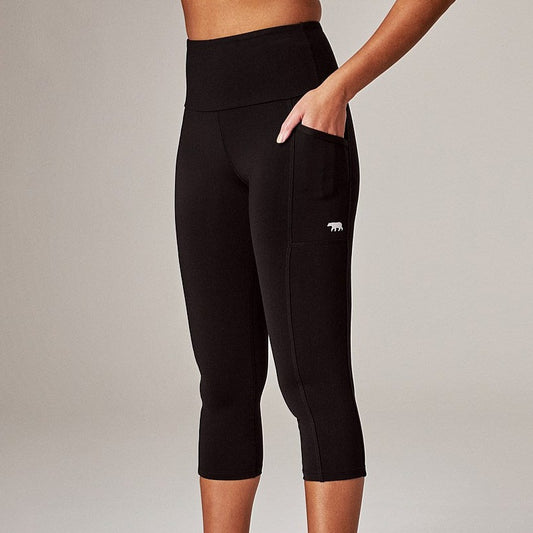 Running Bare Ab Waisted Power Moves 3/4 Tight W/Pks 21in