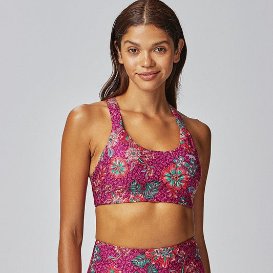 Running Bare power up push up sports bra
