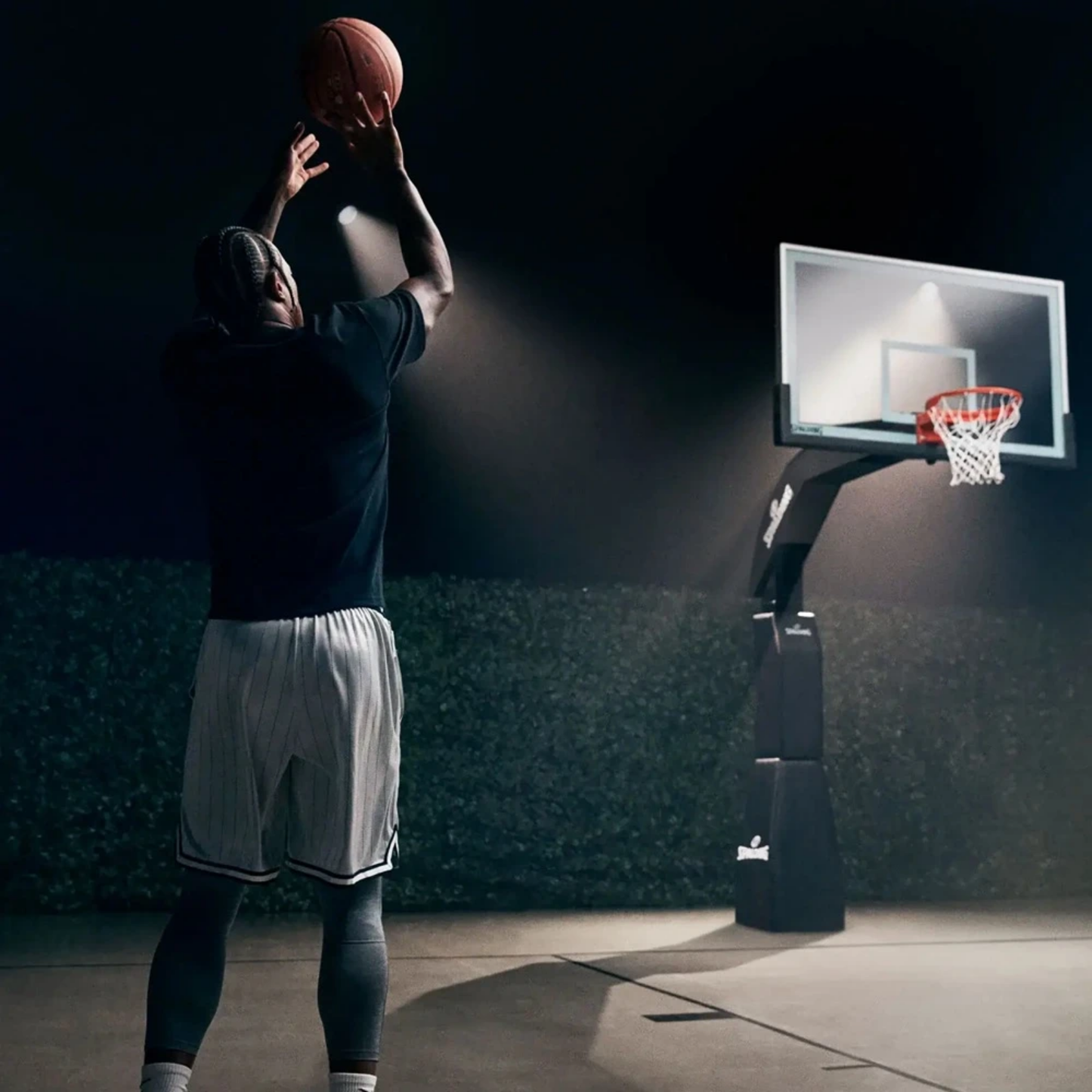 Spalding Arena Renegade 72 Inch In-Ground Basketball Hoop