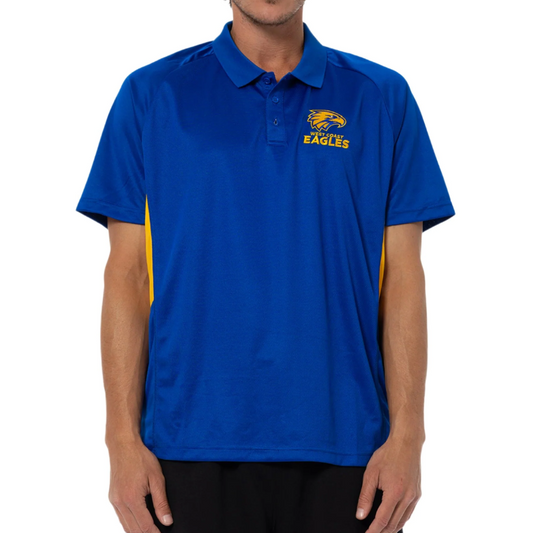 AFL Mens Active Polo West Coast Eagles