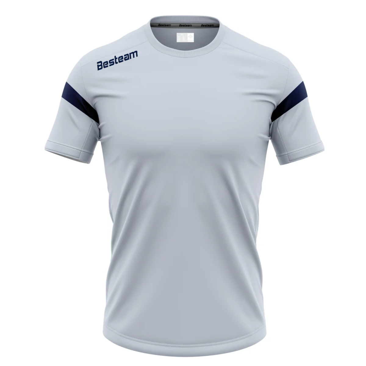 Besteam Rivero Soccer Jersey - Light Grey/Navy