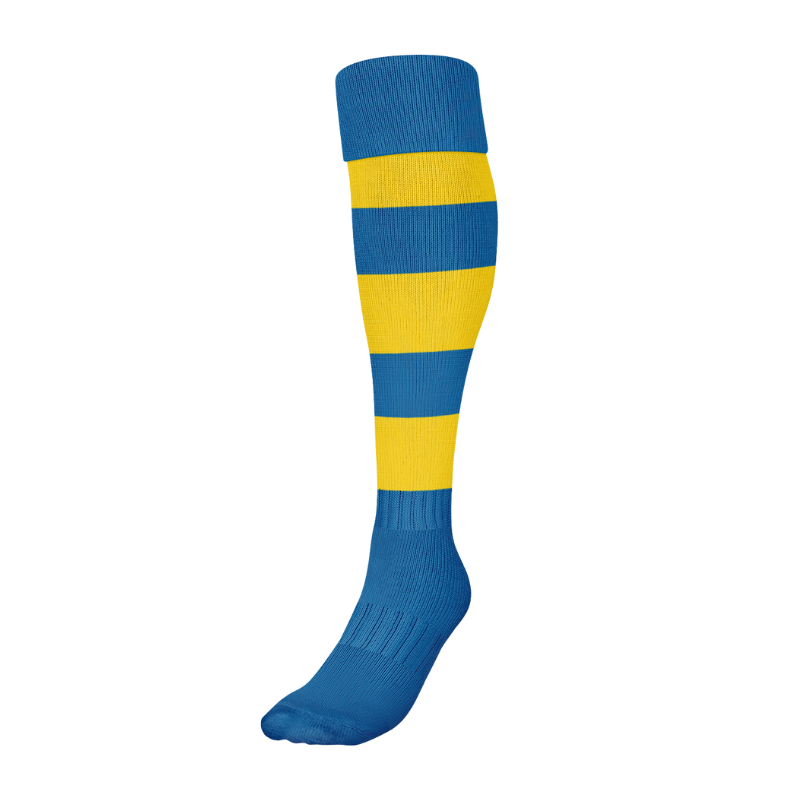 Burley Sekem Elite Socks Royal Gold Hoop