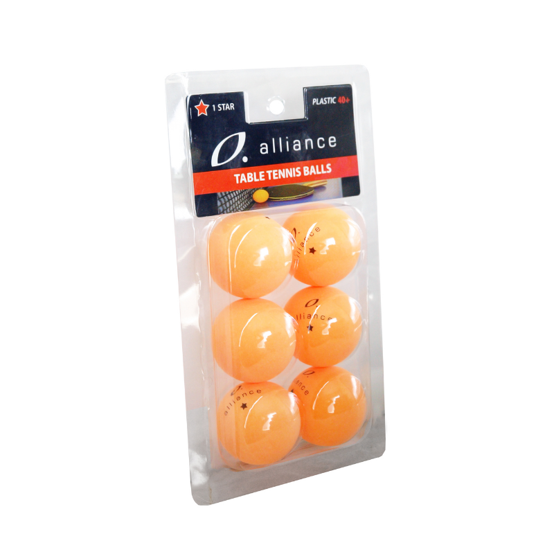 Alliance Table Tennis Balls 40+ Abs 1 Star - Orange