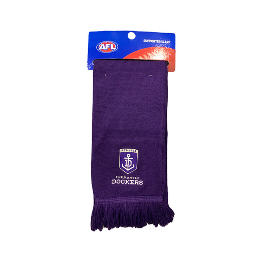 Fremantle Dockers Plain Purple Scarf