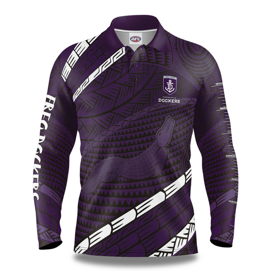 AFL Freo Dockers Koedal Fishing Shirt