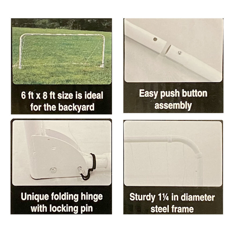 Regent 8x6 Folding Goal (2.4m x 1.8m)