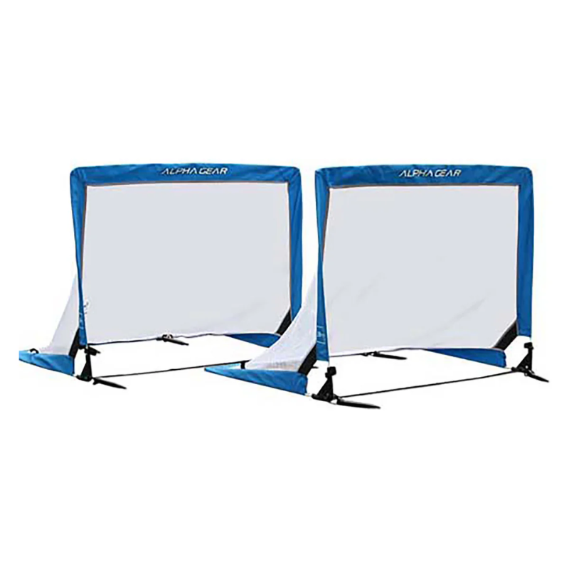 Alpha Gear Square 4ft Pop Up Goals - 2 In One Carry Bag