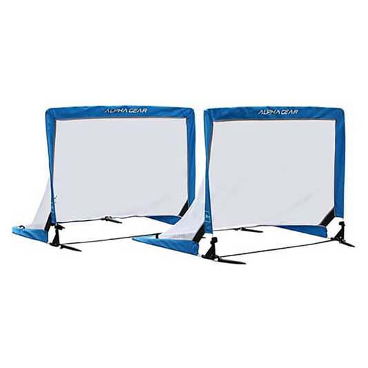 Alpha Gear Square 4ft Pop Up Goals - 2 In One Carry Bag