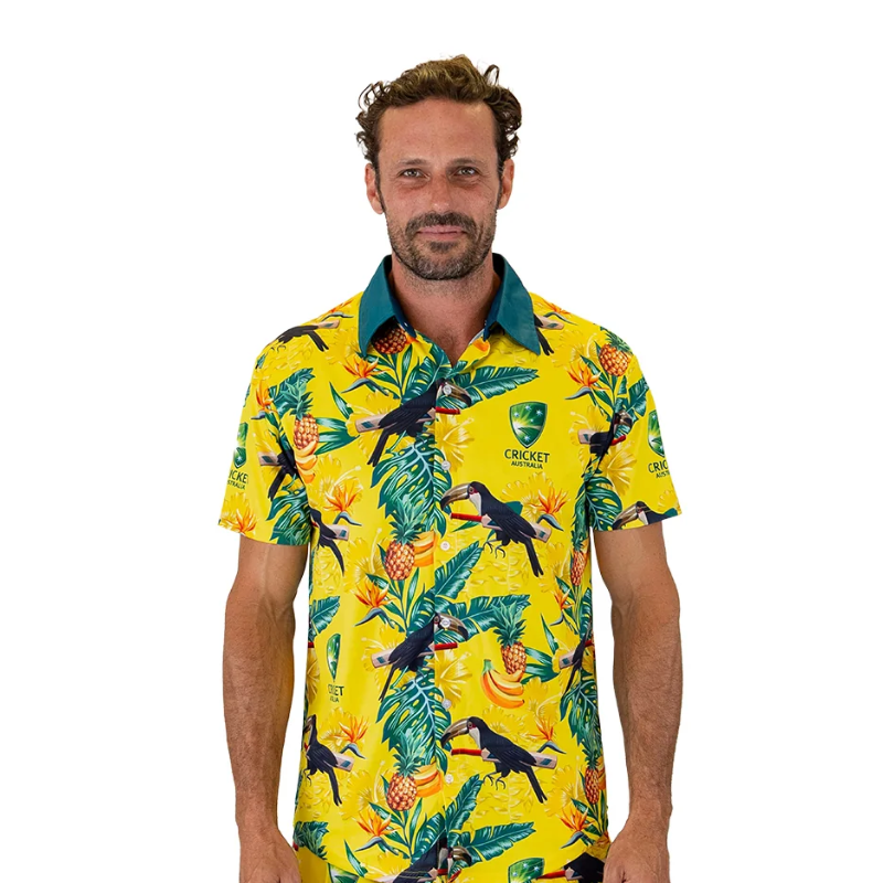 Cricket Australia 'Toucan Screamer' Hawaiian Shirt
