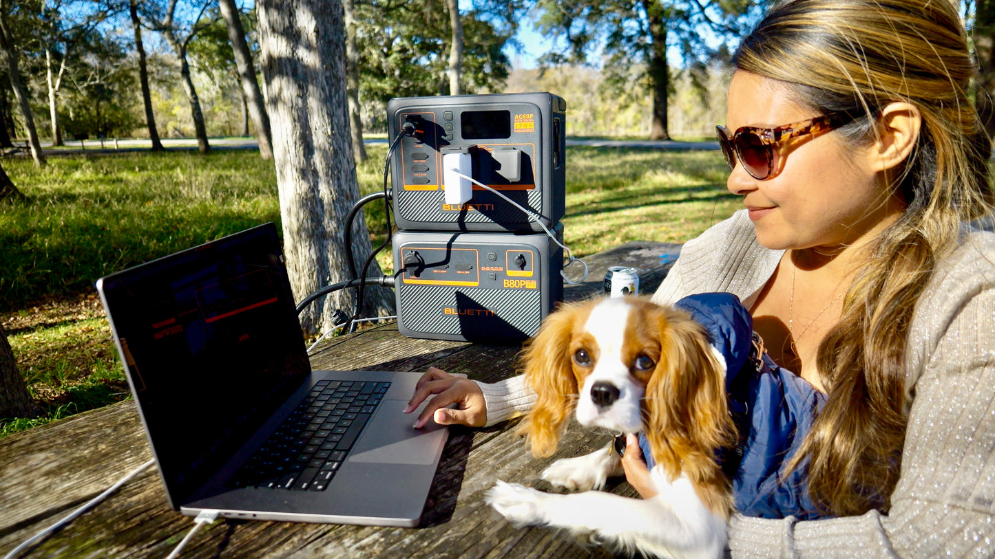 BLUETTI AC60P Portable Power Station | 600W 504Wh