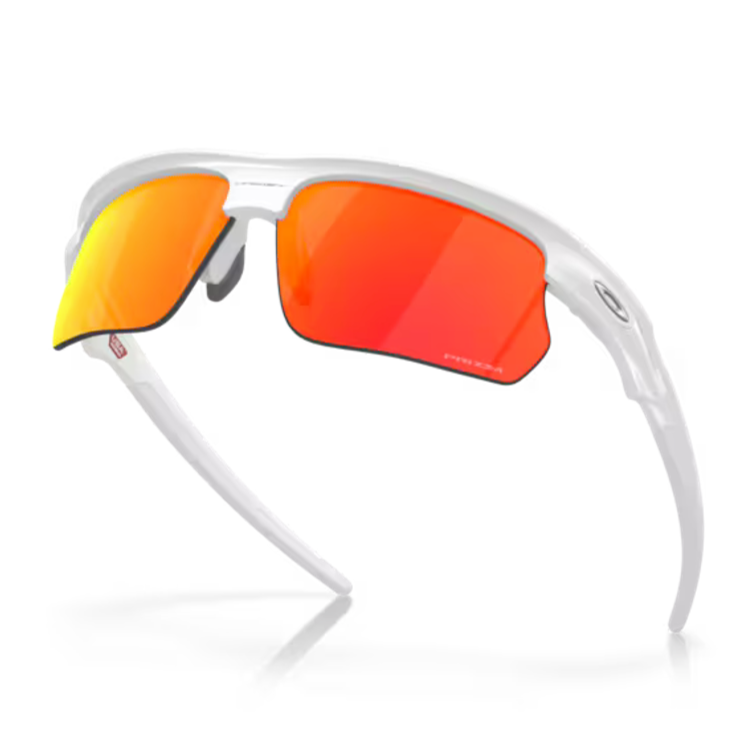 Oakley Bisphaera Polished White W/ Prizm Ruby