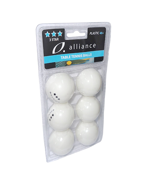 Alliance Table Tennis Balls 40+ Abs 3 Star